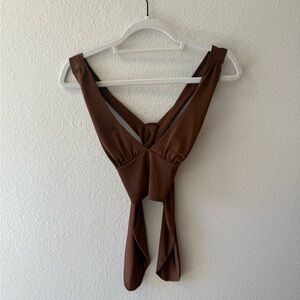 Urban Outfitters Phoenix Plunging Back-Tie Top